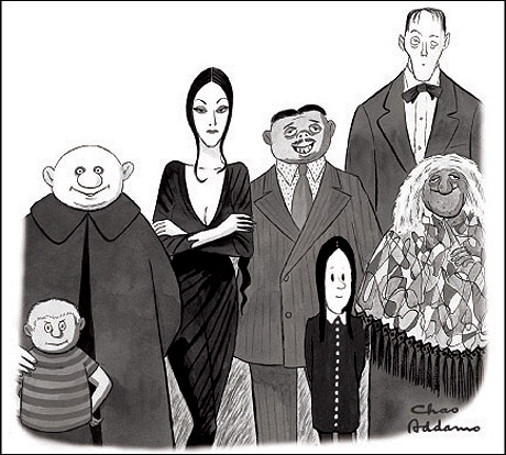 addams family cartoon