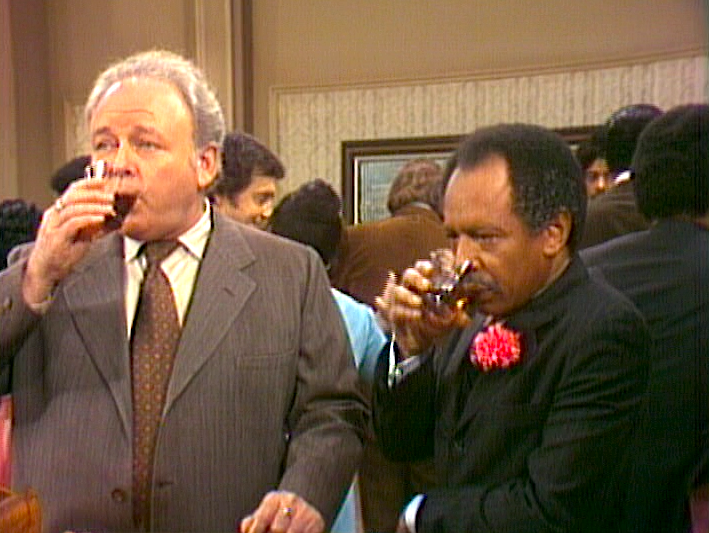 Archie Bunker and George Jefferson