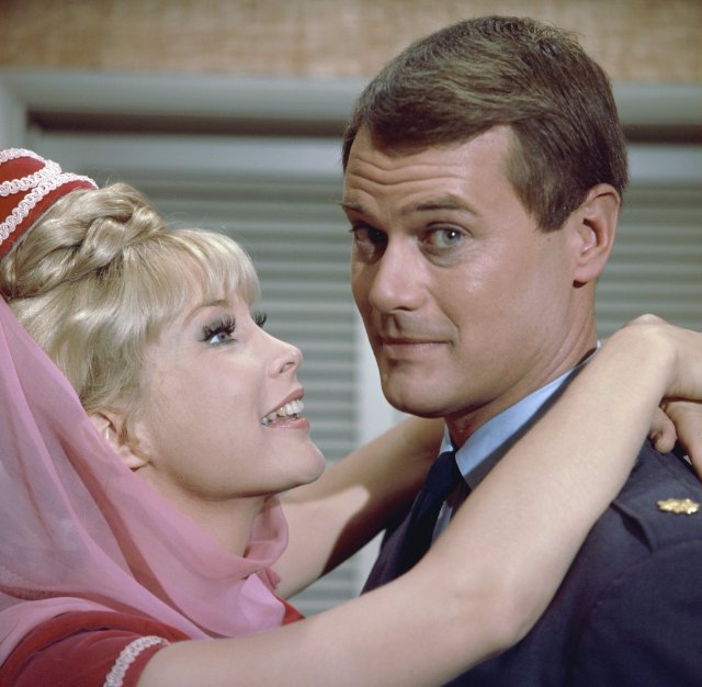 Larry Hagman and Jeannie