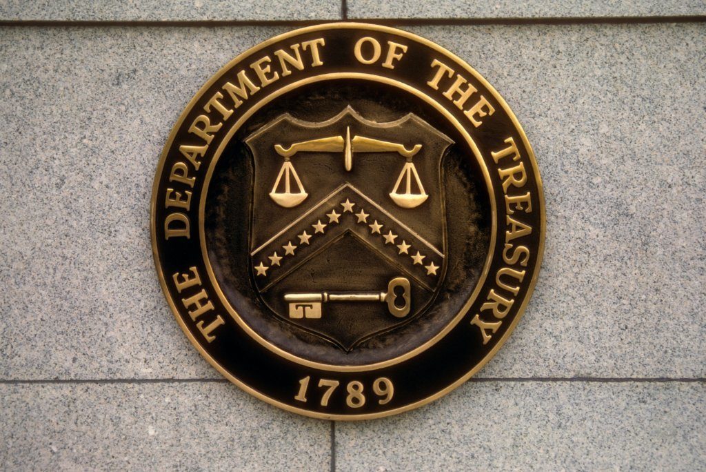Shield Of The Us Treasury