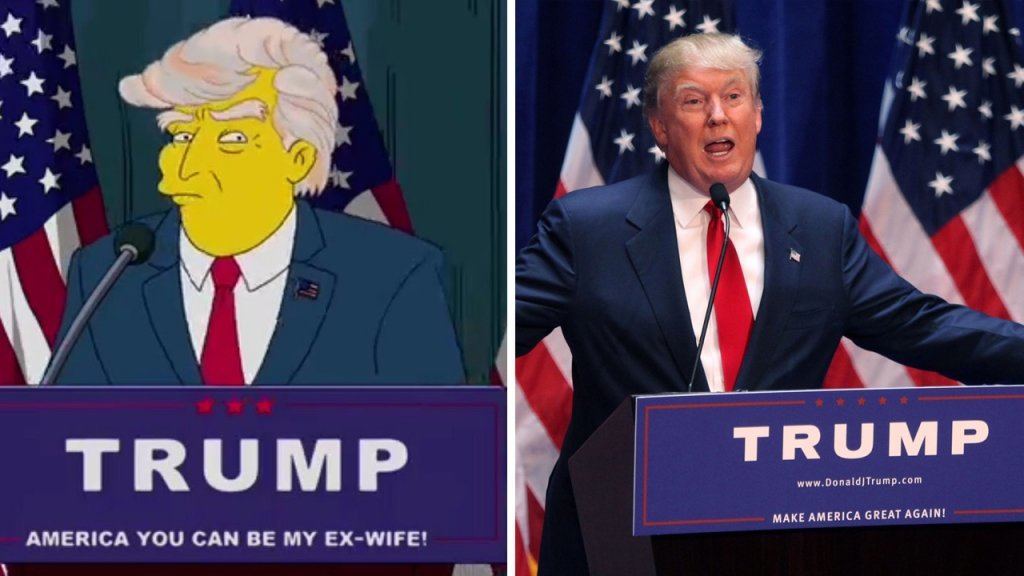 trump simpsons