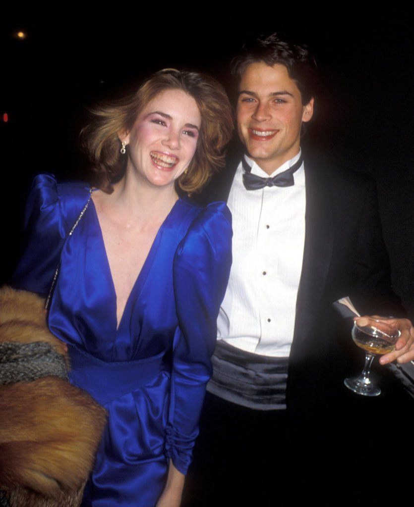 Melissa Gilbert and Rob Lowe