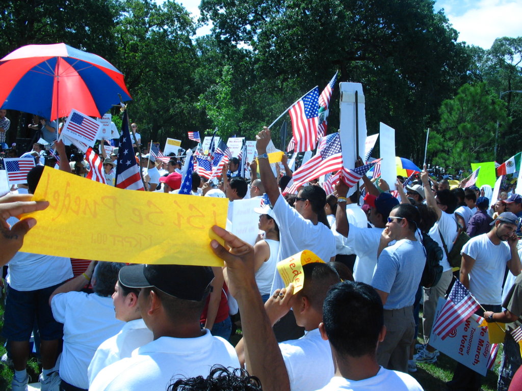 Immigrant protestors