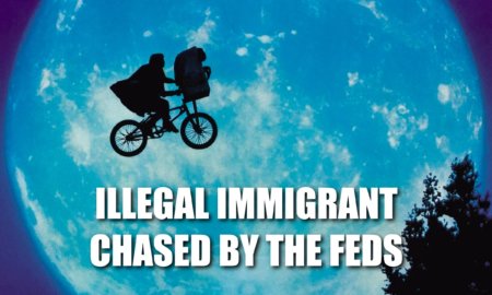 ILLEGAL IMMIGRANT CHASED BY THE FEDS