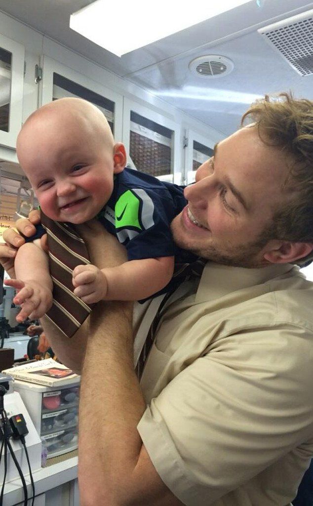 Chris Pratt and son