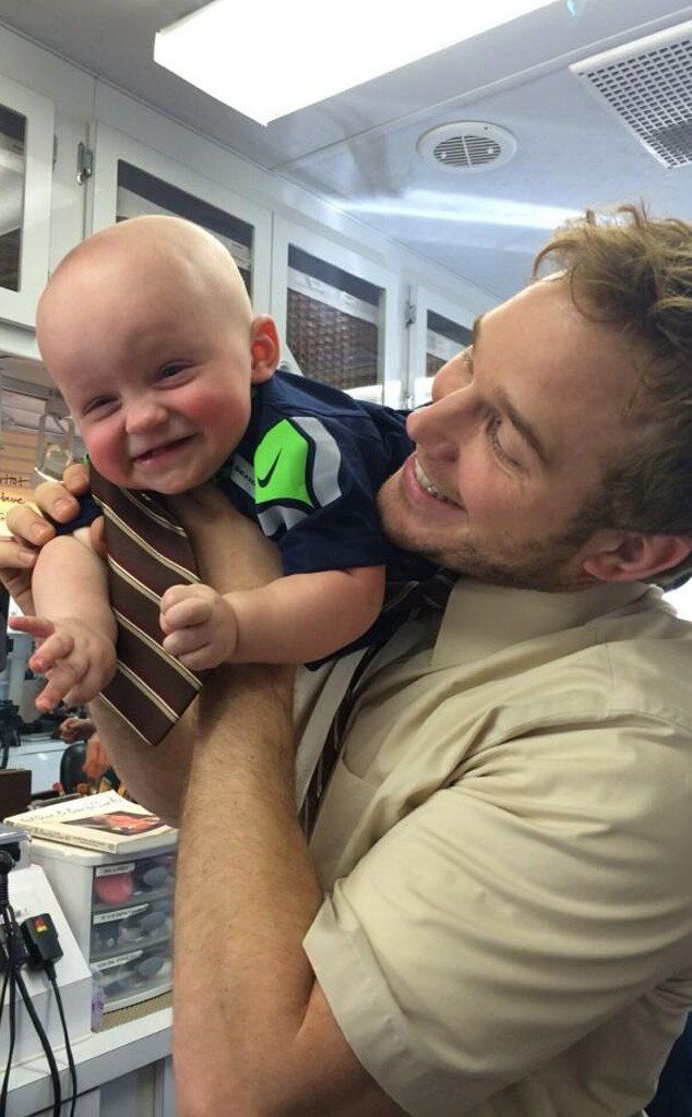 Chris Pratt and son