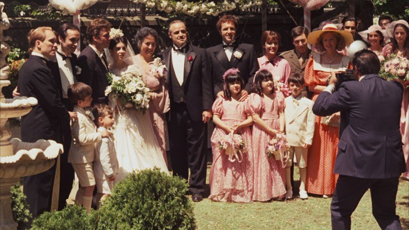 Godfather wedding scene