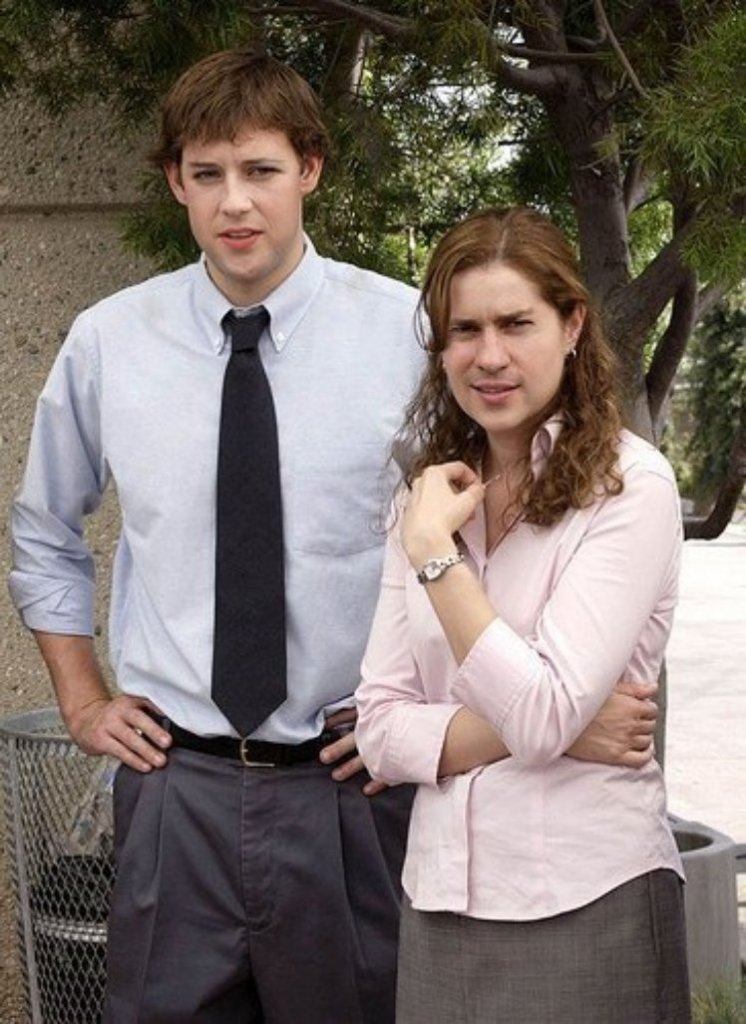 Jim and Pam face swap