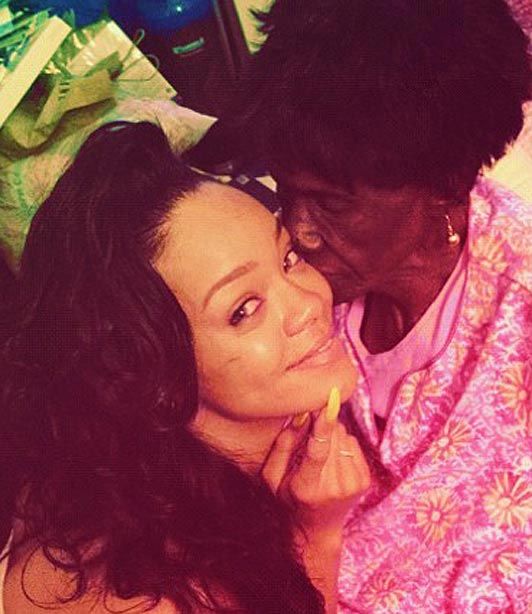 Rihanna and grandmother