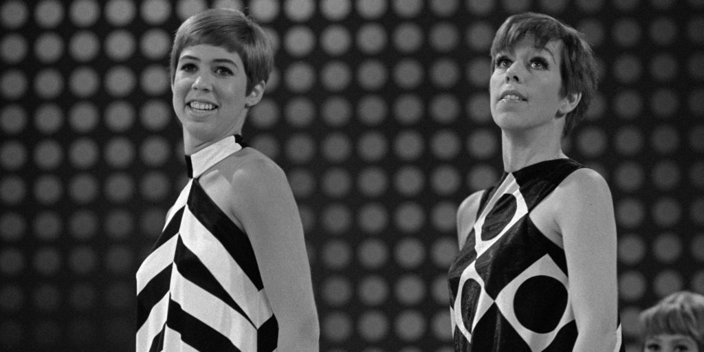 Vicki Lawrence and Carol Burnett