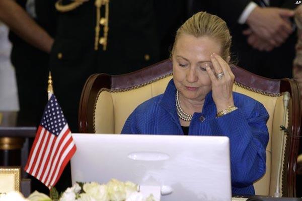 It's Sad, but Hillary Can Lever Have a Negative Reaction to a Laptop Screen Again Without the Media Assuming She Is Seeing Bad News About Bill