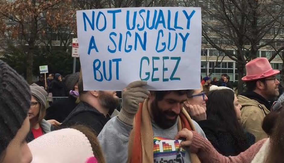 not usually a sign guy