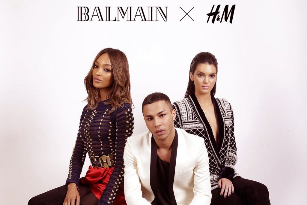 balmain hm collection