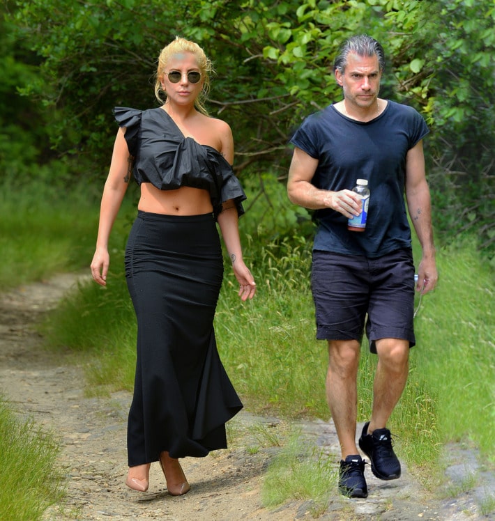 lady gaga hiking