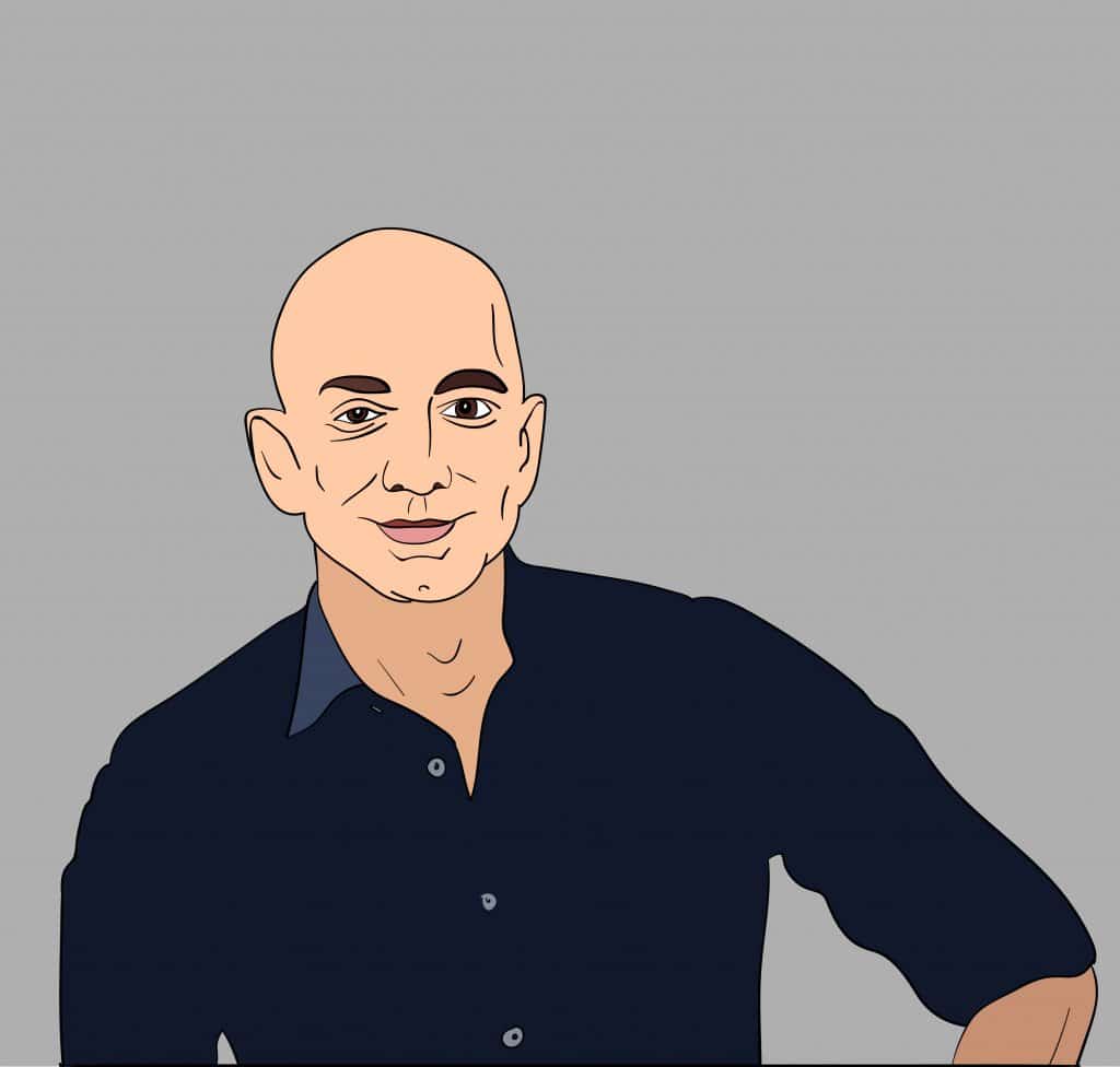 June 2017 Jeff Bezos Vector Portrait Stock Vector 664775596 - Shutterstock