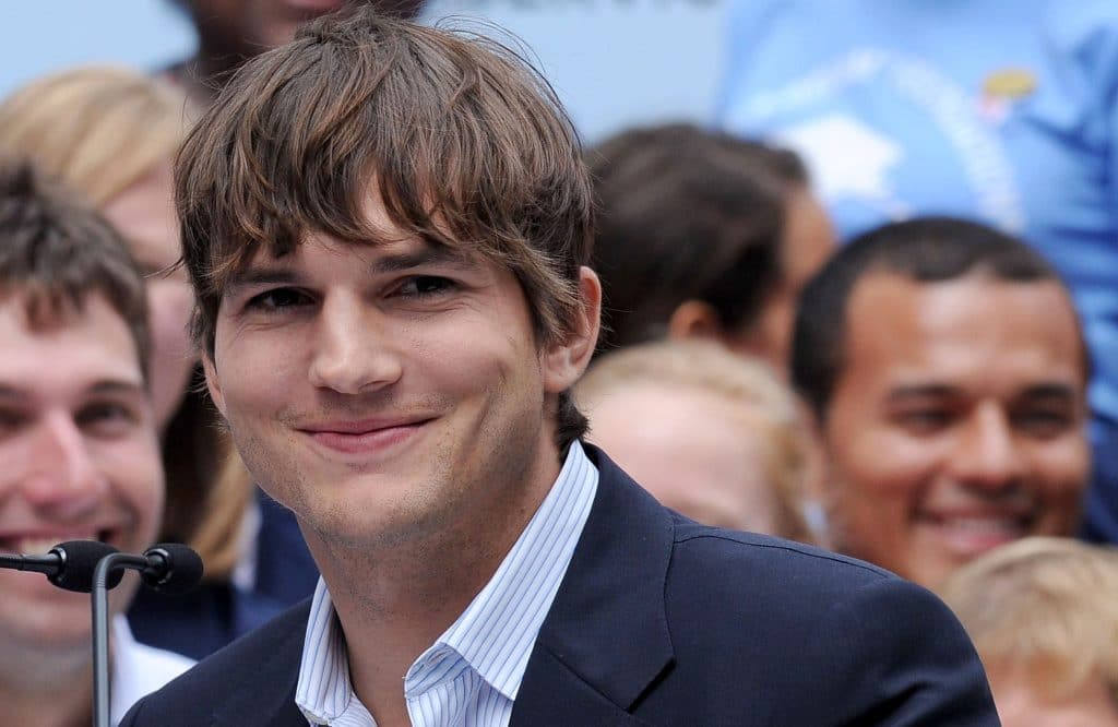 Ashton Kutcher Press Conference Entertainment Industry