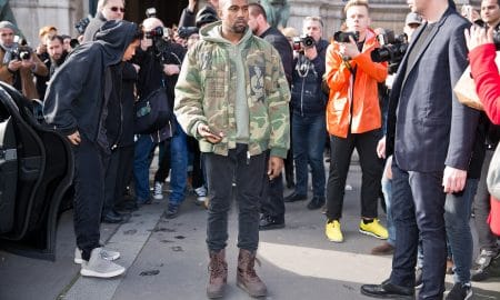 Parismarch 4 2015 Kanye West Posing