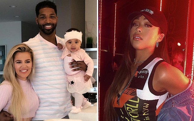 tristan thompson, khloe karsdashian and jordyn woods